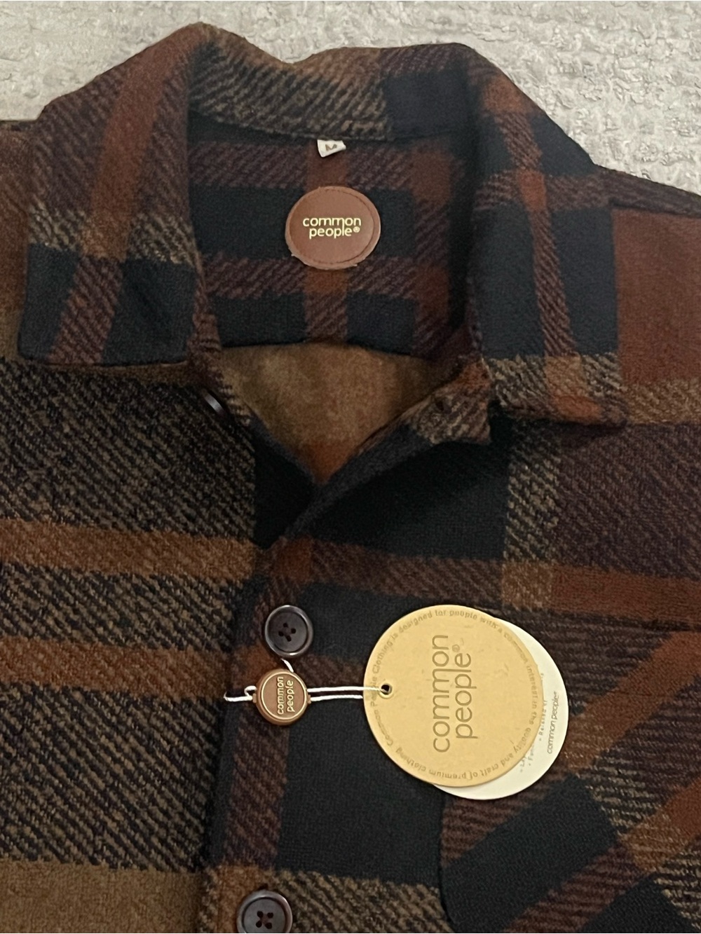 NWT Common People Jacob 3 Pocket Shacket - Picture 1 of 9